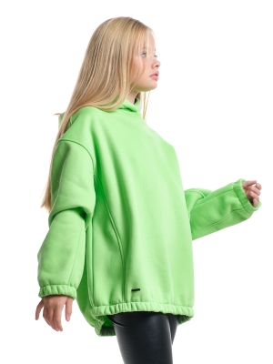Худи для девочек Mini Maxi, модель 8015, цвет салатовый