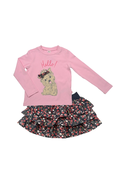 Комплект одежды для девочек Mini Maxi, модель 3764/3765, цвет розовый - Комплекты летние