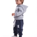 Спортивный костюм для мальчиков Mini Maxi, модель 2248, цвет серый/синий
