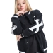 Бомбер для девочек Mini Maxi, модель 337594, цвет черный