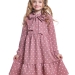 Платье для девочек Mini Maxi, модель 7014, цвет розовый/мультиколор