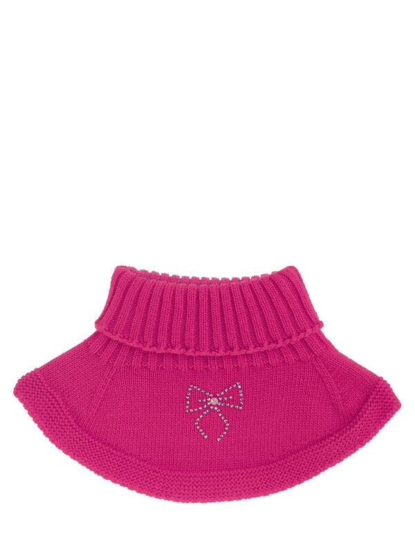 Вакса шарф-снуд, Mialt фуксия, весна-осень - Манишки детские