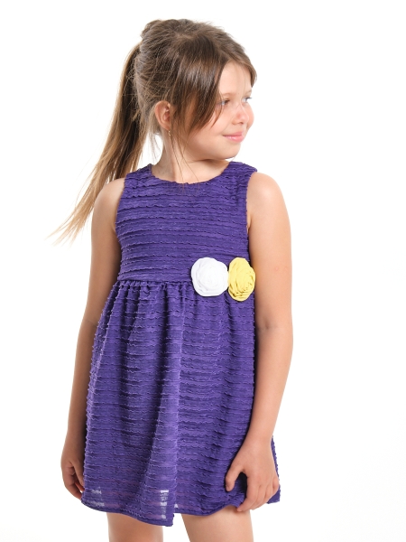 Платье для девочек Mini Maxi, модель 2673, цвет сиреневый - Платья для девочек с коротким рукавом