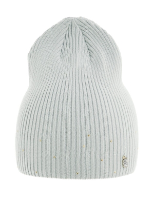 Шапка для девочки Айя, Миалт светло-серый/меланж, весна-осень