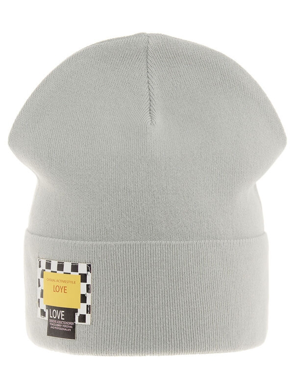 Шапка для девочки Дамка, Миалт серый, весна-осень - Для девочек весна-осень