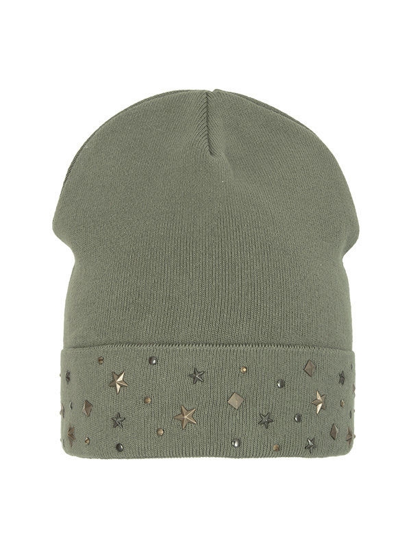 Шапка для девочки Аризона, Миалт хаки, весна-осень-зима - Для девочек весна-осень