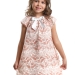 Платье для девочек Mini Maxi, модель 7898, цвет мультиколор/терракот