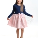 Платье для девочек Mini Maxi, модель 4418, цвет синий/розовый