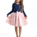 Платье для девочек Mini Maxi, модель 4418, цвет синий/розовый