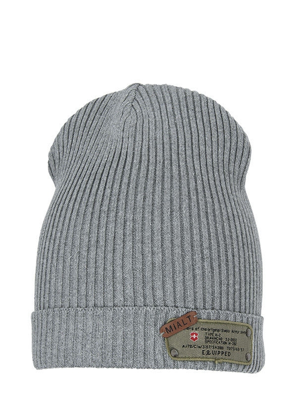 Шапка для мальчика Дон Кихот, Миалт серый/меланж, весна-осень - Шапки весна-осень