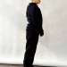 Спортивный костюм с начесом для мальчика БУШОН SP30, цвет темно-синий/черный