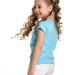 Футболка для девочек Mini Maxi, модель 0505, цвет голубой