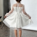 Платье для девочки нарядное БУШОН ST77, цвет белый