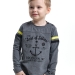 Лонгслив для мальчиков Mini Maxi, модель 3554, цвет графит/меланж