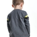Лонгслив для мальчиков Mini Maxi, модель 3554, цвет графит/меланж