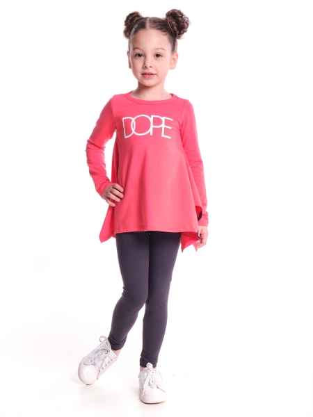 Комплект одежды для девочек Mini Maxi, модель 1131/1177, цвет коричневый - Комплекты трикотажные