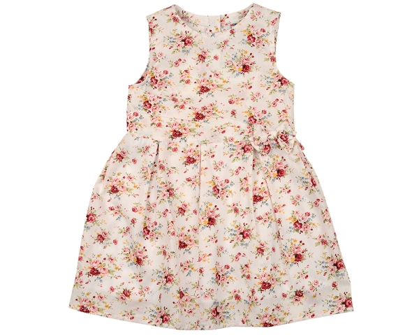 Платье для девочек Mini Maxi, модель 4590, цвет белый/розовый - Платья для девочек с коротким рукавом