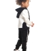 Спортивный костюм для мальчиков Mini Maxi, модель 6817, цвет белый/черный