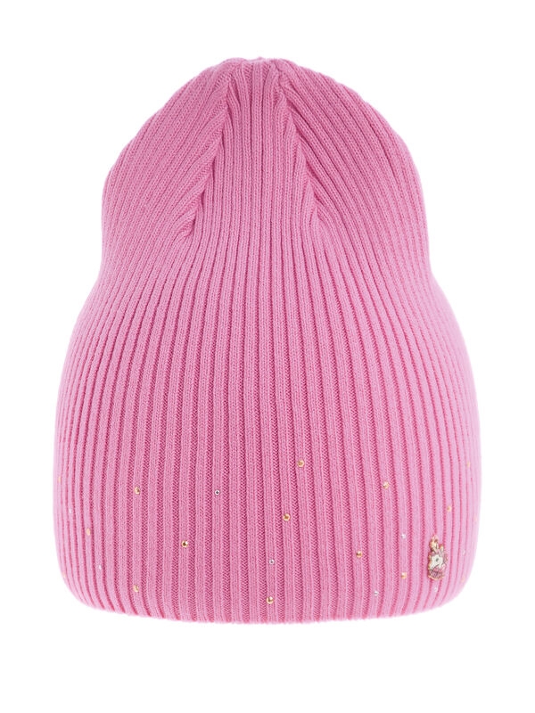 Шапка для девочки Айя, Миалт ярко-розовый, весна-осень - Для девочек весна-осень