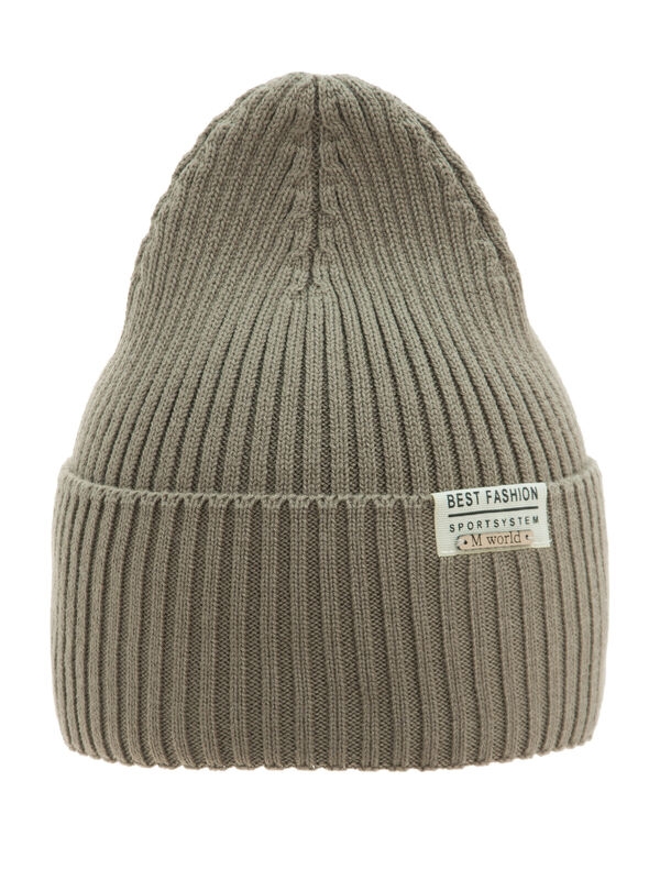 Шапка для мальчика Мистер, Миалт бежевый/хаки, весна-осень - Шапки весна-осень