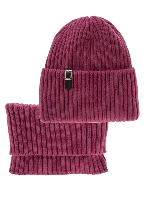 Комплект для девочки Солидарность, Миалт фуксия, зима