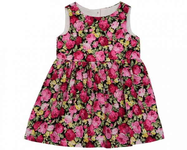 Платье для девочек Mini Maxi, модель 1828, цвет черный - Платья для девочек с коротким рукавом