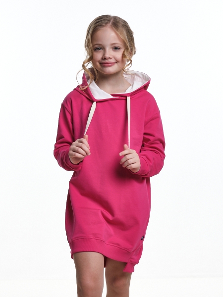 Платье для девочек Mini Maxi, модель 7500, цвет малиновый - Платья для девочек с длинным рукавом