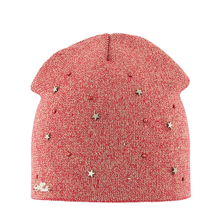 Шапка для девочки Фантазерка, Mialt красный - Для девочек весна-осень
