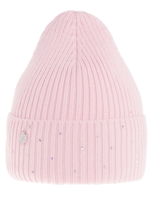 Шапка для девочки Ловушка, Миалт бледно-розовый, весна-осень