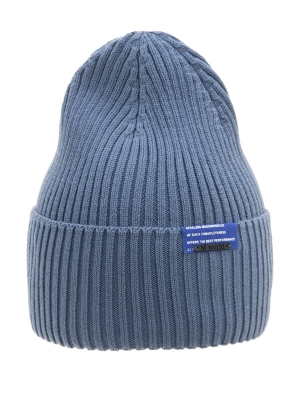 Шапка для мальчика Мистер, Миалт джинсовый, весна-осень