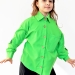 Рубашка для девочки БУШОН, цвет зеленый