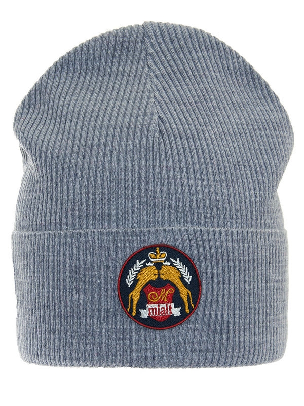 Шапка для мальчика Львы, Миалт джинсовый, весна-осень - Шапки весна-осень