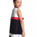 Платье для девочек Mini Maxi, модель 1809, цвет синий/белый