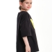 Футболка для девочек Mini Maxi, модель 7924, цвет черный