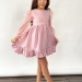 Платье для девочки нарядное БУШОН ST52, цвет пудра