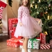 Платье для девочки нарядное БУШОН ST51, цвет розовый