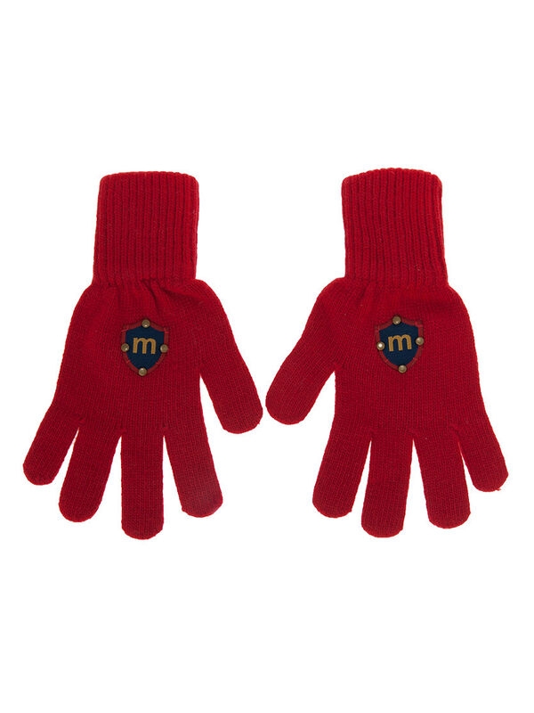 Перчатки для мальчика Рыцарь, Миалт красный, весна-осень - Перчатки