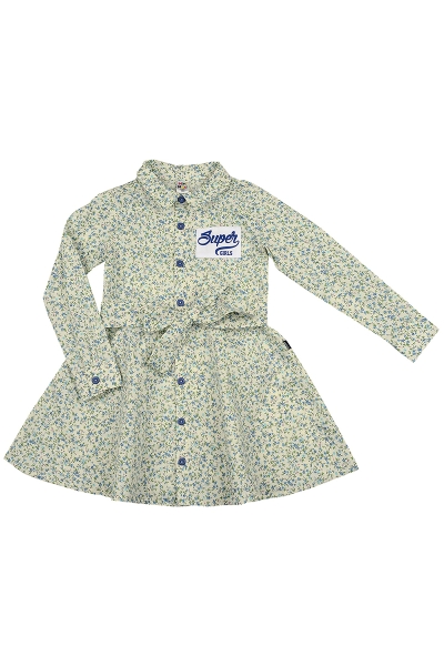 Платье для девочек Mini Maxi, модель 3736, цвет мультиколор/мультиколор - Платья для девочек с длинным рукавом