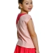 Футболка для девочек Mini Maxi, модель 3228, цвет кремовый/розовый
