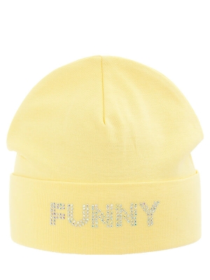 Шапка для девочки Funny, Миалт желтый, весна-осень-лето