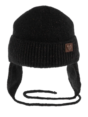 Шапка для девочки Моника new, Миалт черный, зима
