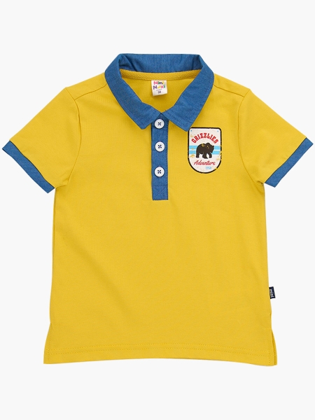 Джемпер для мальчиков Mini Maxi, модель 2290, цвет горчичный - Поло / футболки короткий рукав