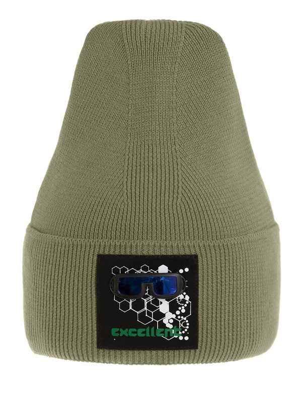 Шапка Молекула, Миалт светлый/хаки, весна-осень - Шапки весна-осень