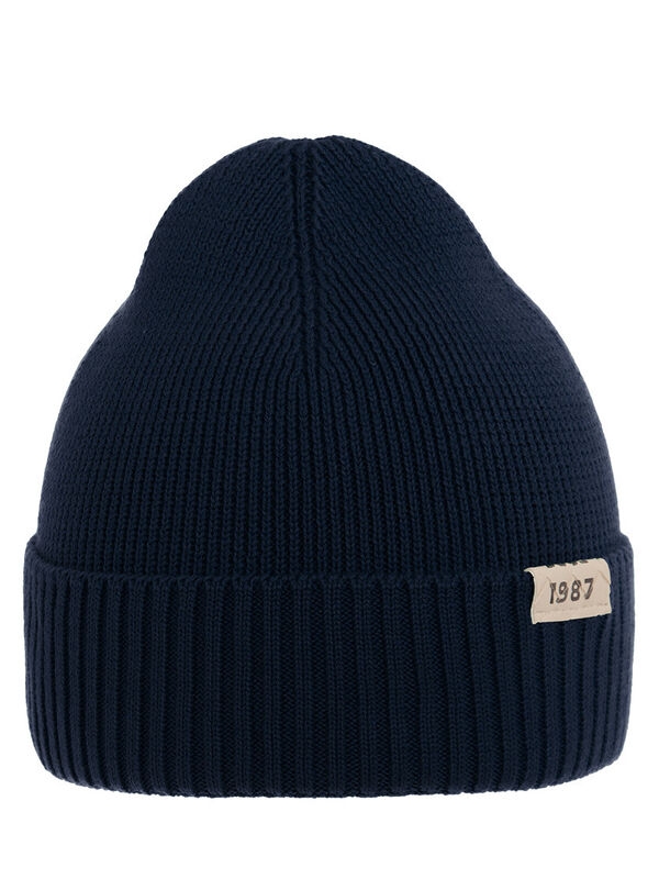 Шапка для мальчика Мафия, Миалт черное/море, весна-осень - Шапки весна-осень