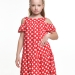Платье для девочек Mini Maxi, модель 7180, цвет красный/мультиколор