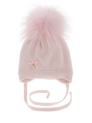 Шапка для девочки Любимка, Миалт бледно-розовый, зима