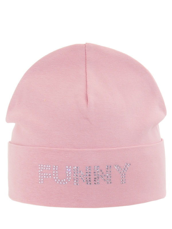 Шапка для девочки Funny, Миалт розовый, весна-осень-лето - Для девочек весна-осень