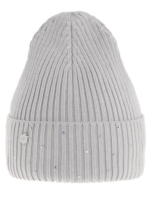 Шапка для девочки Ловушка, Миалт светло-серый, весна-осень