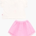 Комплект для девочек Mini Maxi, модель 3962, цвет белый/розовый