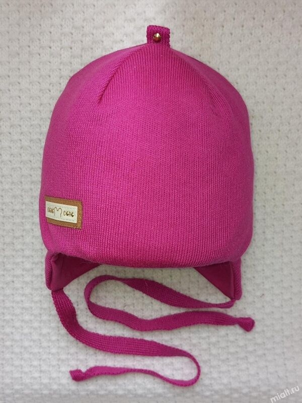 Шапка для девочки Фрея, Миалт фуксия, весна-осень - Для девочек весна-осень